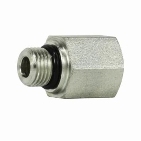 Midland Industries Hydraulic Adapter, 151612 x 34 Nominal, Male ORing Boss x FNPT, Steel, Import 6405O1612